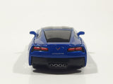 Maisto 2014 Corvette Stingray Blue Die Cast Toy Car Vehicle