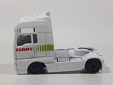 Majorette Man TGX Semi Tractor Truck White Die Cast Toy Car Vehicle