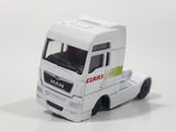 Majorette Man TGX Semi Tractor Truck White Die Cast Toy Car Vehicle