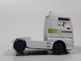 Majorette Man TGX Semi Tractor Truck White Die Cast Toy Car Vehicle