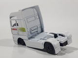 Majorette Man TGX Semi Tractor Truck White Die Cast Toy Car Vehicle