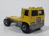 1981 Hot Wheels Semi Truck Yellow Die Cast Toy Car Vehicle