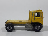 1981 Hot Wheels Semi Truck Yellow Die Cast Toy Car Vehicle