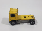 1981 Hot Wheels Semi Truck Yellow Die Cast Toy Car Vehicle