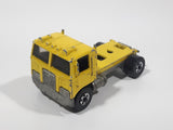 1981 Hot Wheels Semi Truck Yellow Die Cast Toy Car Vehicle