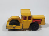 Vintage 1979 Lesney Matchbox No. 72 Bomag Road Roller Yellow Die Cast Toy Car Construction Vehicle