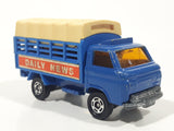 Vintage Tomica Nissan Caball Daily News Truck Blue 1/68 Scale Die Cast Toy Car Vehicle Made in Japan