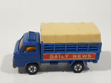 Vintage Tomica Nissan Caball Daily News Truck Blue 1/68 Scale Die Cast Toy Car Vehicle Made in Japan