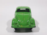 Vintage Tootsie Toys Volkswagen Beetle Bug Green Die Cast Toy Car Vehicle