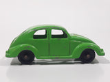 Vintage Tootsie Toys Volkswagen Beetle Bug Green Die Cast Toy Car Vehicle