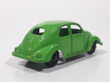Vintage Tootsie Toys Volkswagen Beetle Bug Green Die Cast Toy Car Vehicle