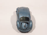 Vintage Lesney No. 25 Volkswagen Beetle Bug Light Metallic Blue Die Cast Toy Car Vehicle