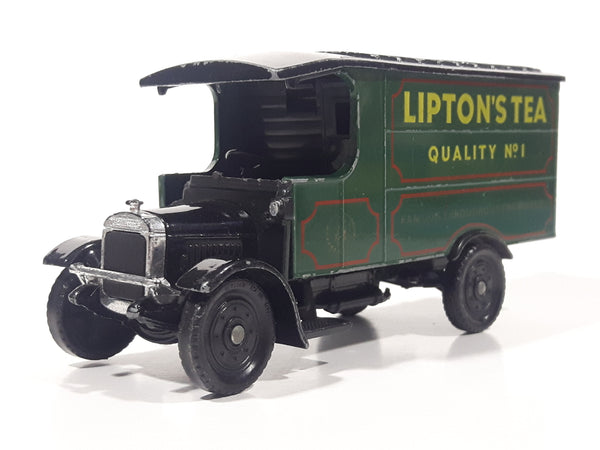Vintage Corgi Lipton's Tea Quality No. 1 Thorneycroft Van Dark Green and Black 1:43 Scale Die Cast Toy Car Vehicle