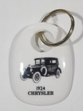 Vintage 1988 Royal Doulton 1924 Chrysler Canada Commemorative #1 Bone China Promotional Key Chain Ring