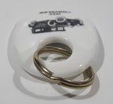 Vintage 1988 Royal Doulton 1924 Chrysler Canada Commemorative #1 Bone China Promotional Key Chain Ring