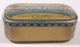 Vintage Allen & Hanbury's Ltd Allenburys London Pastilles Made From Glycerine & Blackcurrants Tin Metal Hinged Container