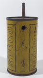 Vintage Coleman Measuring Can for Instant Lightning Irons 5 1/4" Tall Yellow Metal Pourer