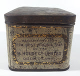 Antique Senator Virginia Cut Plug Smoking Tobacco Specially Adapted For Pipe Use Tin Metal Hinged Container