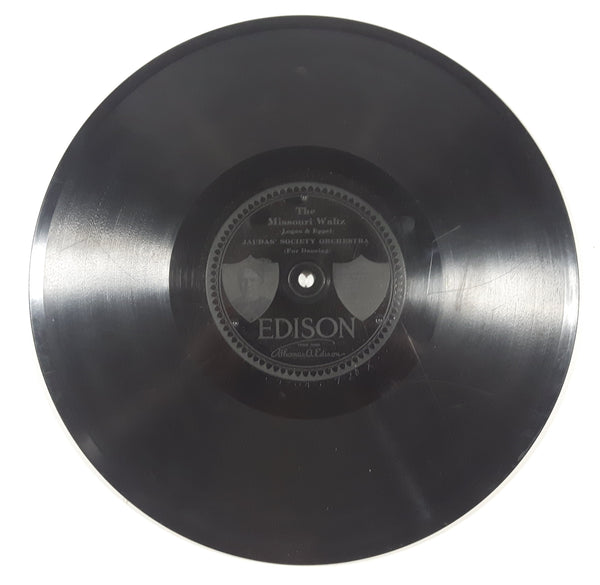 Vintage 1910s Edison #50428 "Poor Butterfly Fox Trot" Raymond Hubbell Jaudas' Band For Dancing "The Missouri Waltz" Logan & Eppel Jaudas' Society Orchestra 10" Vinyl Record