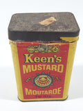 Vintage Keen's Mustard Tin Spice Container 113g 4 oz Colman Foods of Norwich England
