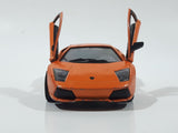 Kinsmart KT 5817 Lamborghini Murcielago LP640 Orange 1/36 Scale Pullback Die Cast Toy Car Vehicle Opening Doors
