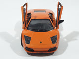 Kinsmart KT 5817 Lamborghini Murcielago LP640 Orange 1/36 Scale Pullback Die Cast Toy Car Vehicle Opening Doors