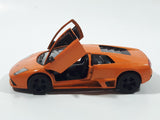 Kinsmart KT 5817 Lamborghini Murcielago LP640 Orange 1/36 Scale Pullback Die Cast Toy Car Vehicle Opening Doors