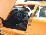 Kinsmart KT 5817 Lamborghini Murcielago LP640 Orange 1/36 Scale Pullback Die Cast Toy Car Vehicle Opening Doors