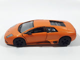 Kinsmart KT 5817 Lamborghini Murcielago LP640 Orange 1/36 Scale Pullback Die Cast Toy Car Vehicle Opening Doors