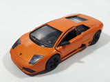 Kinsmart KT 5817 Lamborghini Murcielago LP640 Orange 1/36 Scale Pullback Die Cast Toy Car Vehicle Opening Doors