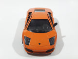 Kinsmart KT 5817 Lamborghini Murcielago LP640 Orange 1/36 Scale Pullback Die Cast Toy Car Vehicle Opening Doors