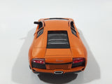 Kinsmart KT 5817 Lamborghini Murcielago LP640 Orange 1/36 Scale Pullback Die Cast Toy Car Vehicle Opening Doors