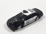2005 Maisto Ford Interceptor Haywood Police Tactical Unit 1035 Black and White Die Cast Toy Police Officer Cop Vehicle