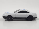 Unknown Brand #555 Racing White Die Cast Toy Car Vehicle