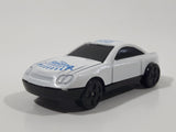 Unknown Brand #555 Racing White Die Cast Toy Car Vehicle