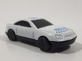 Unknown Brand #555 Racing White Die Cast Toy Car Vehicle