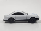 Unknown Brand #555 Racing White Die Cast Toy Car Vehicle