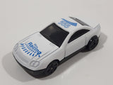 Unknown Brand #555 Racing White Die Cast Toy Car Vehicle