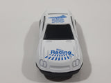 Unknown Brand #555 Racing White Die Cast Toy Car Vehicle