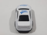 Unknown Brand #555 Racing White Die Cast Toy Car Vehicle