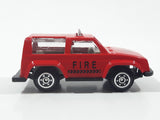 Unknown Brand 8009 #112 Fire Station Red Die Cast Toy Car Vehicle