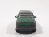 2002 Matchbox Rescue Rookies Chevrolet Avalanche Green 1:75 Scale Die Cast Toy Car Vehicle