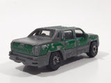 2002 Matchbox Rescue Rookies Chevrolet Avalanche Green 1:75 Scale Die Cast Toy Car Vehicle