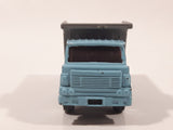 Unknown Brand Dump Truck Light Blue with Grey Dumper Die Cast Toy Car Vehicle