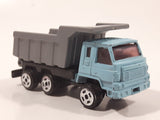 Unknown Brand Dump Truck Light Blue with Grey Dumper Die Cast Toy Car Vehicle