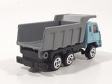 Unknown Brand Dump Truck Light Blue with Grey Dumper Die Cast Toy Car Vehicle