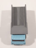 Unknown Brand Dump Truck Light Blue with Grey Dumper Die Cast Toy Car Vehicle