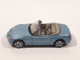 Motor Max No. 6001 BMW Z3 Convertible Light Blue Die Cast Toy Car Vehicle