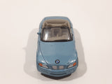 Motor Max No. 6001 BMW Z3 Convertible Light Blue Die Cast Toy Car Vehicle