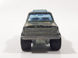 Majorette No. 291 & No. 228 Depanneuse Truck 4WD Army Green Camouflage Die Cast Toy Car Vehicle
